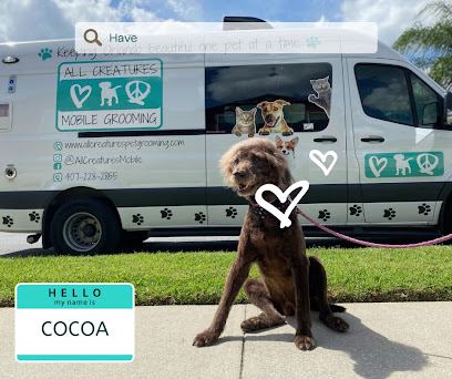 All Creatures Mobile Grooming — mobile dog grooming services in Orlando, Florida rated 4.9 stars with 87 reviews